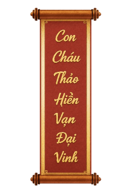 Con cháu thảo hiền vạn đại vinh